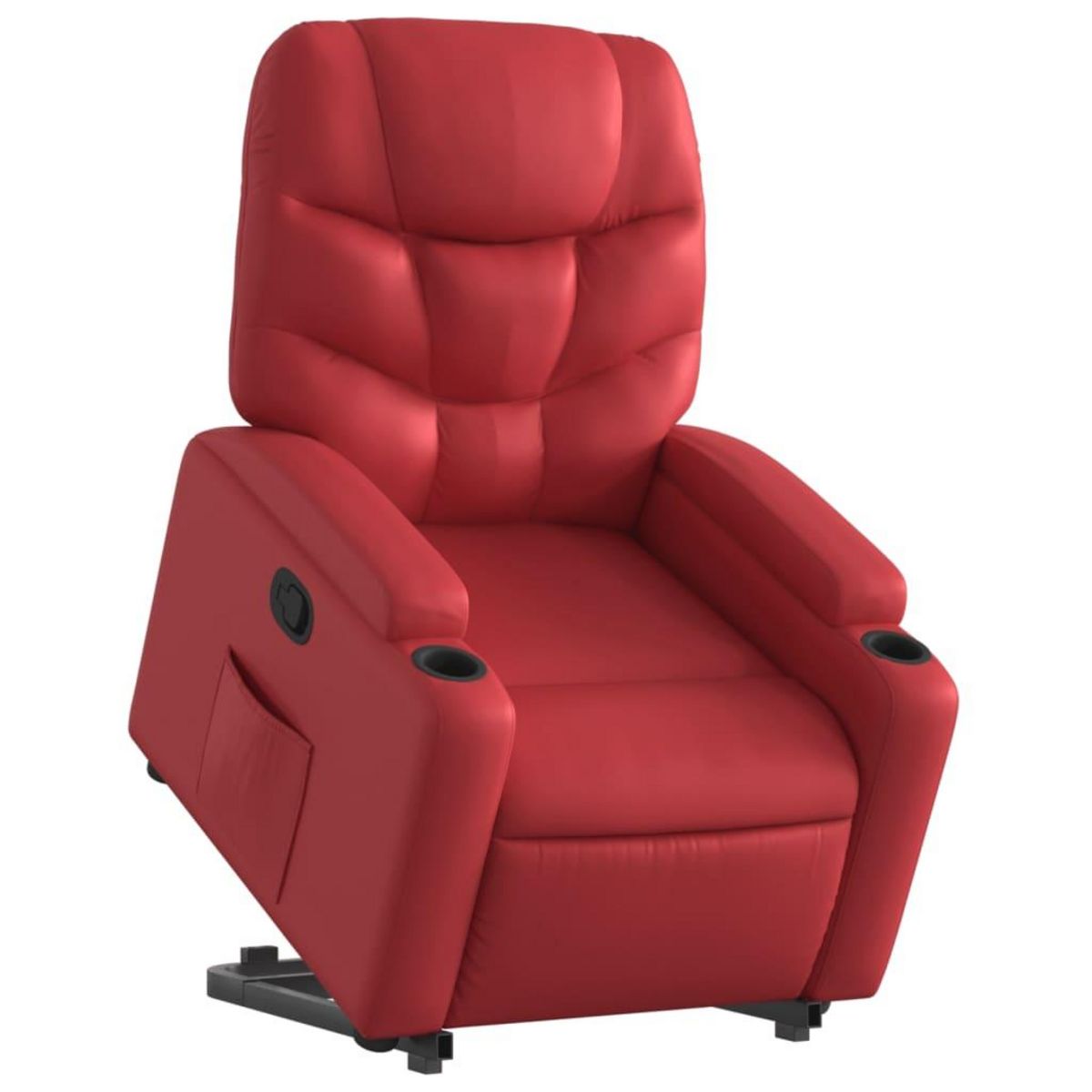 VIDAXL Fauteuil inclinable Rouge Similicuir