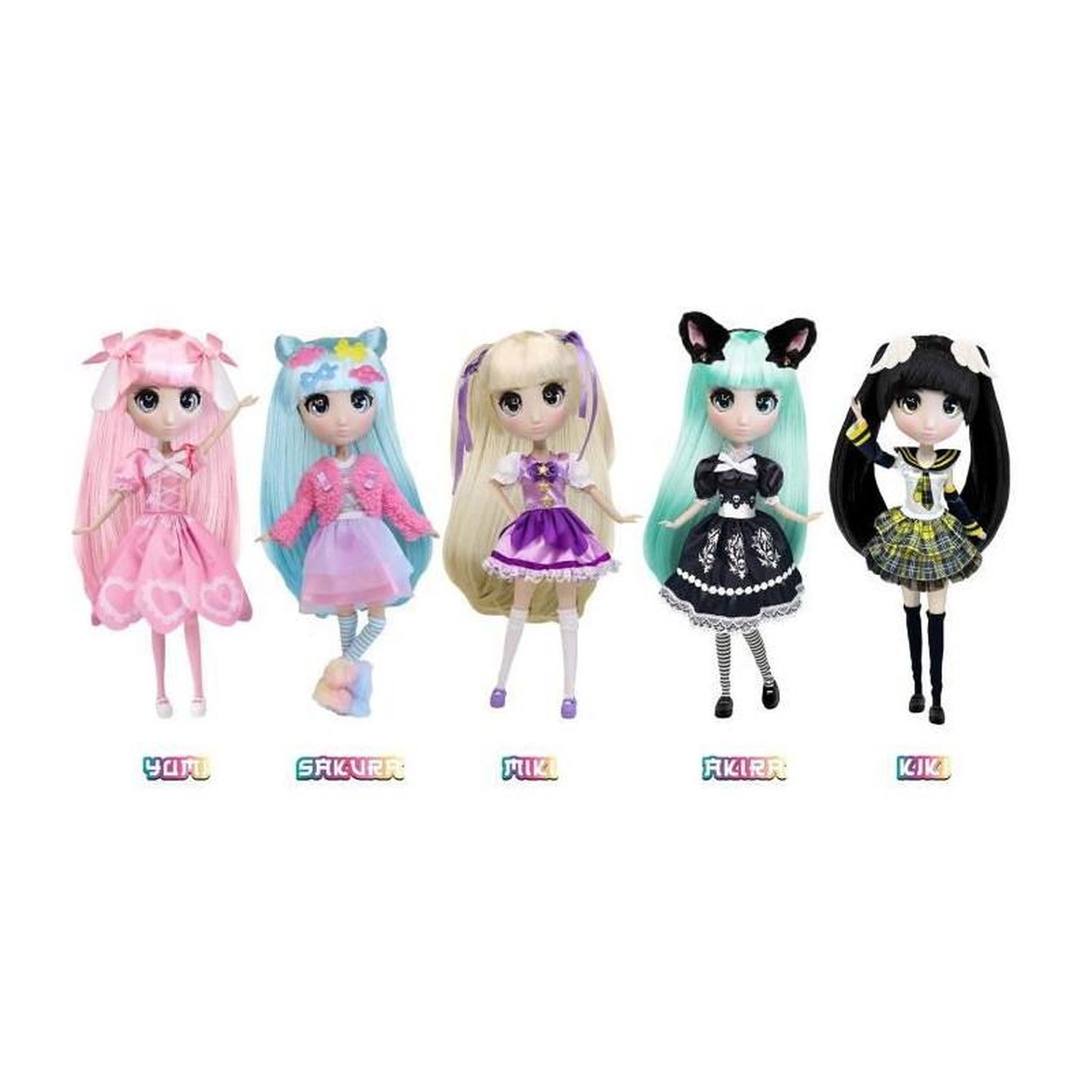 Voir la diapositive 6 : BANDAI Grande Poupée Kawai style Japon 30 cm - Poupée Miki - BANDAI - Licence Officielle Shibajuku Anime