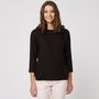 Voir la diapositive 1 : IN EXTENSO Pull manches 3/4 femme