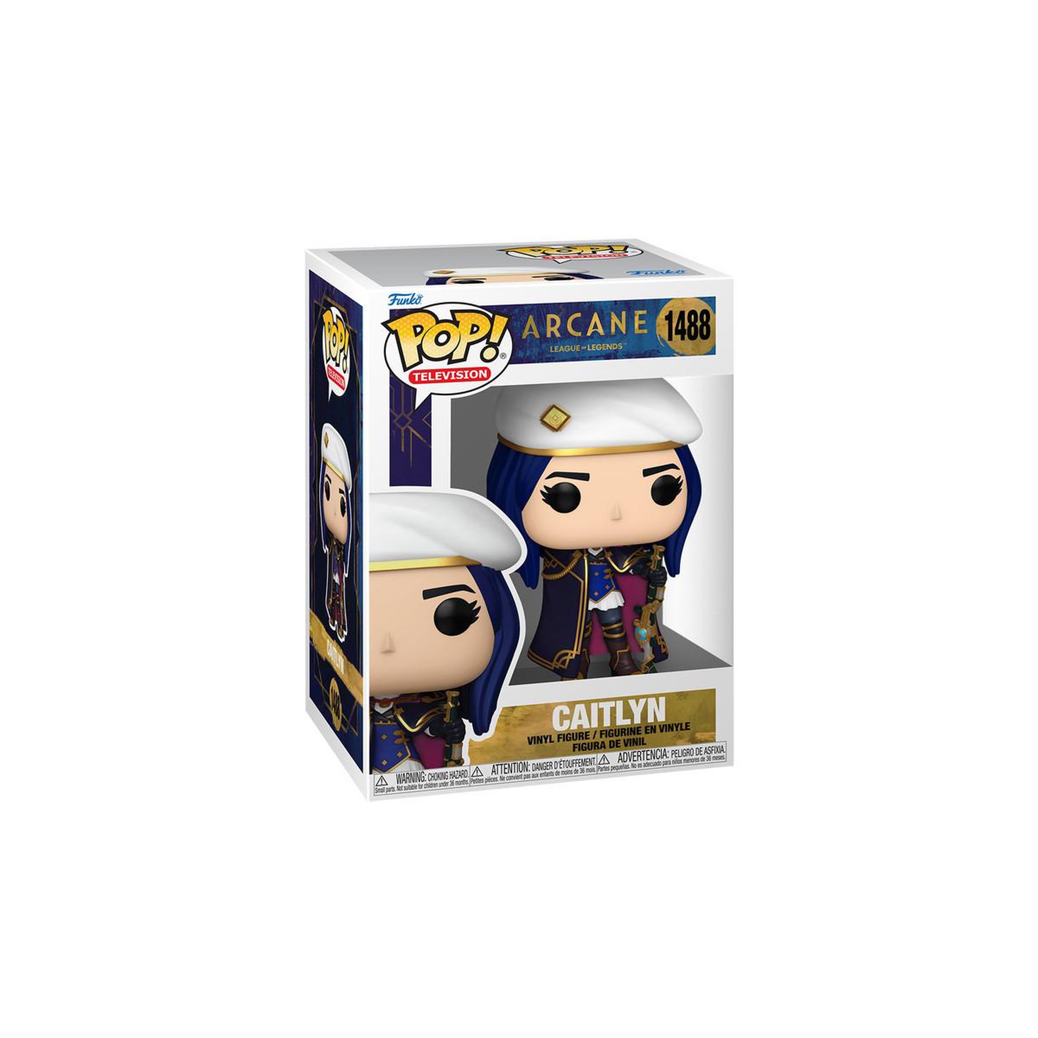 Voir la diapositive 3 : Funko Figurine Funko Pop Animation League of Legends Arcane Caitlyn
