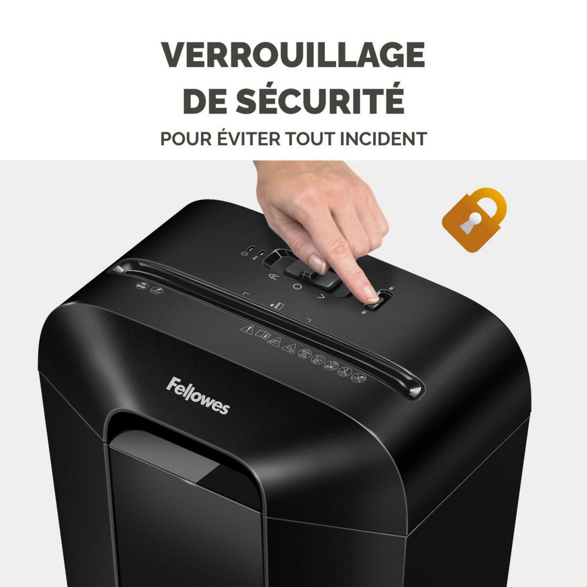 Fellowes Destructeur MICROSHRED LX45 NOIR