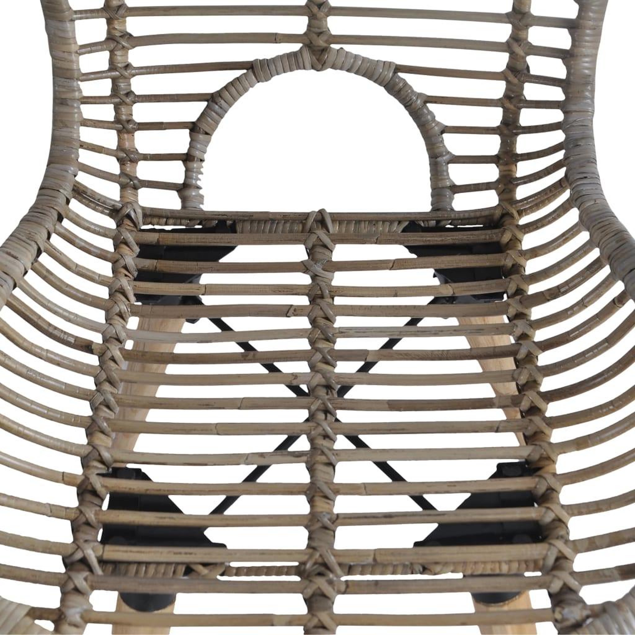 Voir la diapositive 5 : VIDAXL Chaises a manger lot de 2 marron rotin naturel