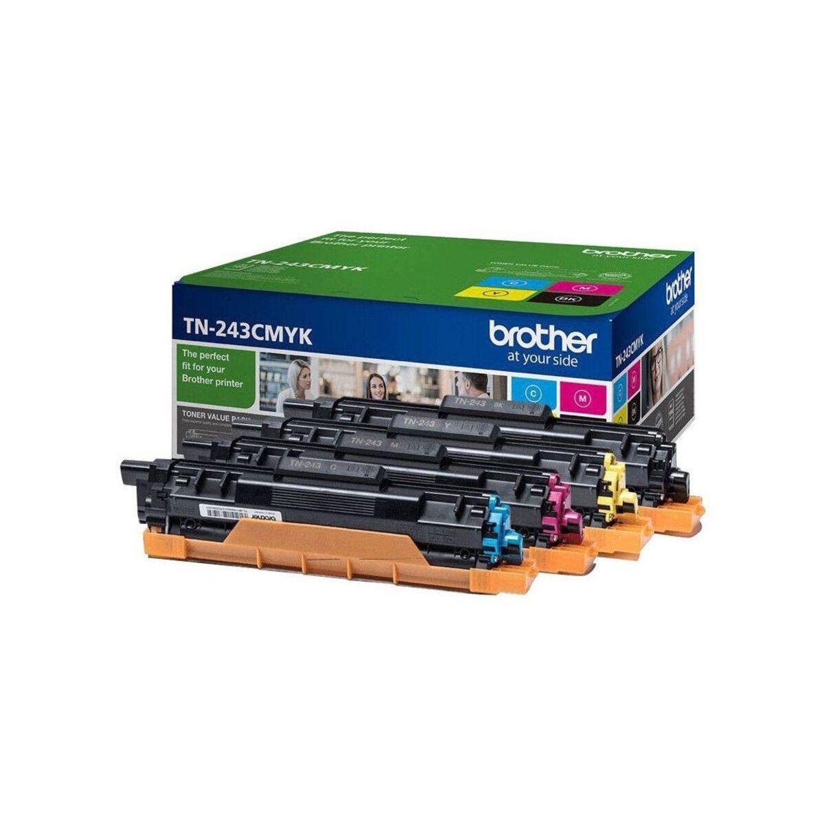 Brother Toner Pack TN243CMYK Cyan Magenta Jaune Noir