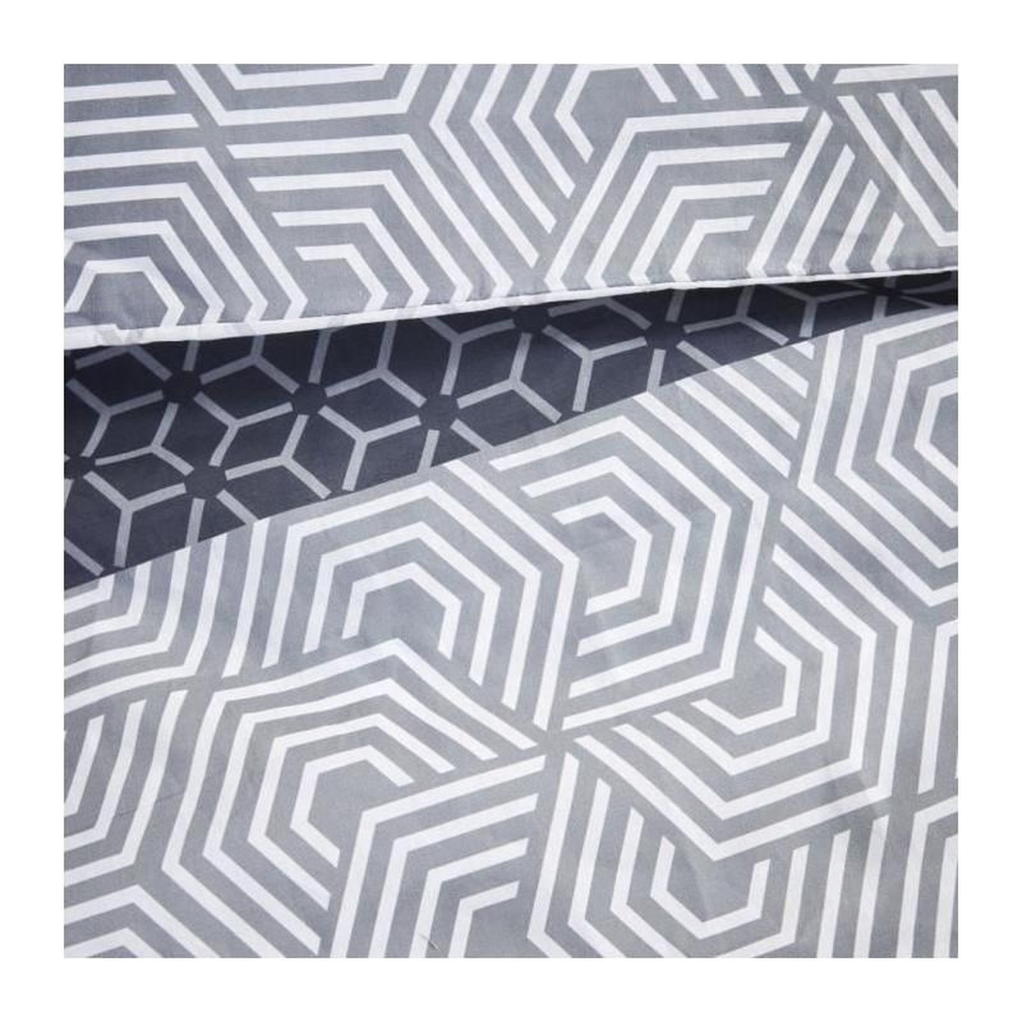 Voir la diapositive 3 : Today Parure de lit 2 personnes - TODAY - Sunshine 16.4 - 220 x 240 cm - 100% Coton imprimé