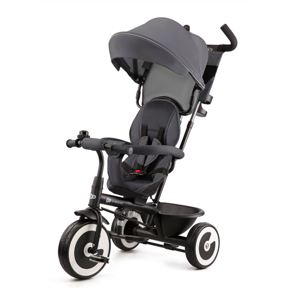 KINDERKRAFT Tricycle Aston gris bébé pas cher 