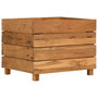 Voir la diapositive 2 : VIDAXL Lit sureleve 50x40x38 cm bois de teck recycle et acier