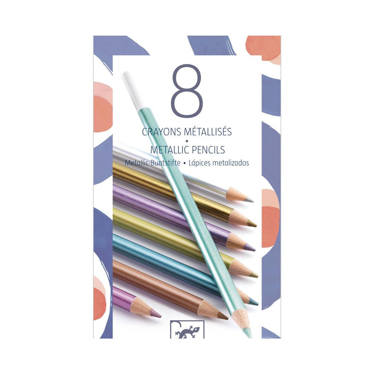Djeco 8 crayons metalliques - Dessin
