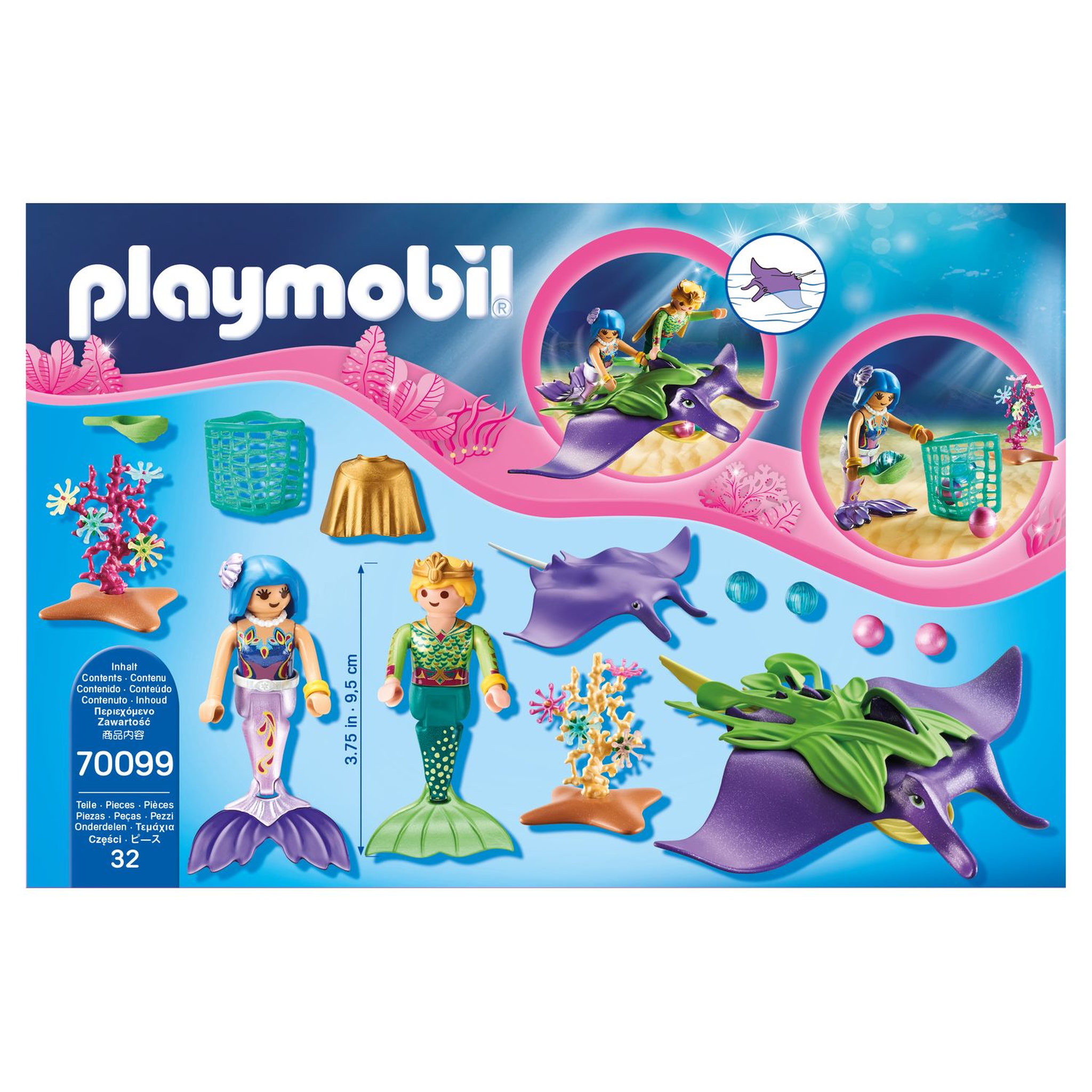 Voir la diapositive 2 : PLAYMOBIL 70099 - Magic - Chercheurs de perles et raies