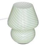 ATMOSPHERA Lampe à Poser en Verre  Cara  18cm Vert