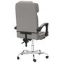 Voir la diapositive 5 : VIDAXL Fauteuil de massage inclinable de bureau Taupe Tissu