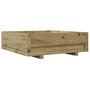 Voir la diapositive 2 : VIDAXL Jardiniere 80x80x26,5 cm bois de pin impregne