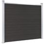 Voir la diapositive 2 : VIDAXL Panneau de cloture WPC 180x146 cm Noir