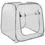 Voir la diapositive 2 : GARDENSTAR Serre Plastifiée 100 x 100 x 100 pour carré potager