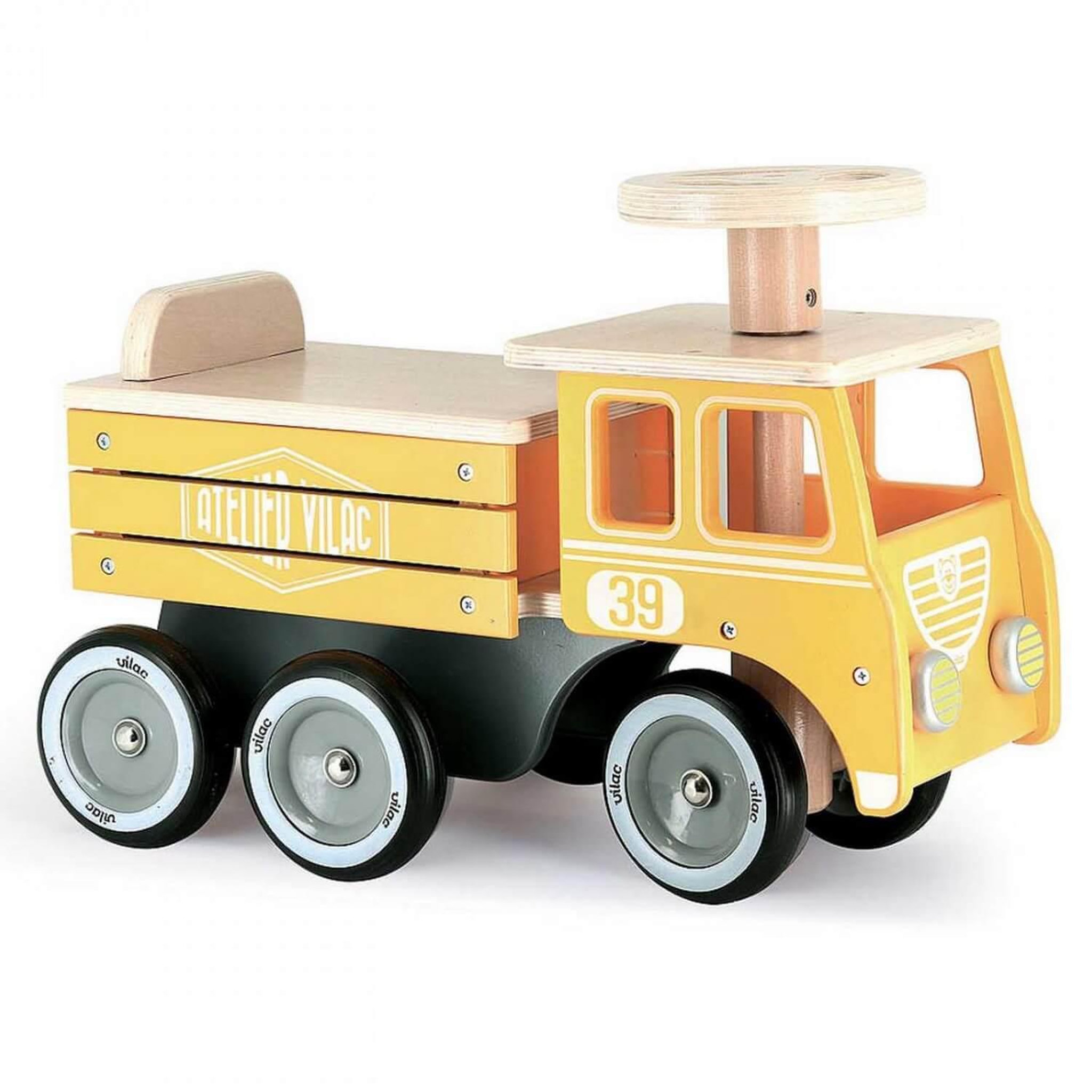 Vilac Porteur camion de chantier en bois
