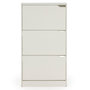Voir la diapositive 4 : VS VENTA-STOCK Meuble à chaussures Angel, 3 portes, couleur blanche, pour 18 paires