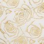 Voir la diapositive 3 : ATMOSPHERA Plaid Imprimé  Perle de Rose  130x180cm Blanc