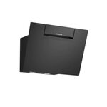 Siemens Hotte décorative inclinée 60cm 427m3/h noir - LC67JFN60