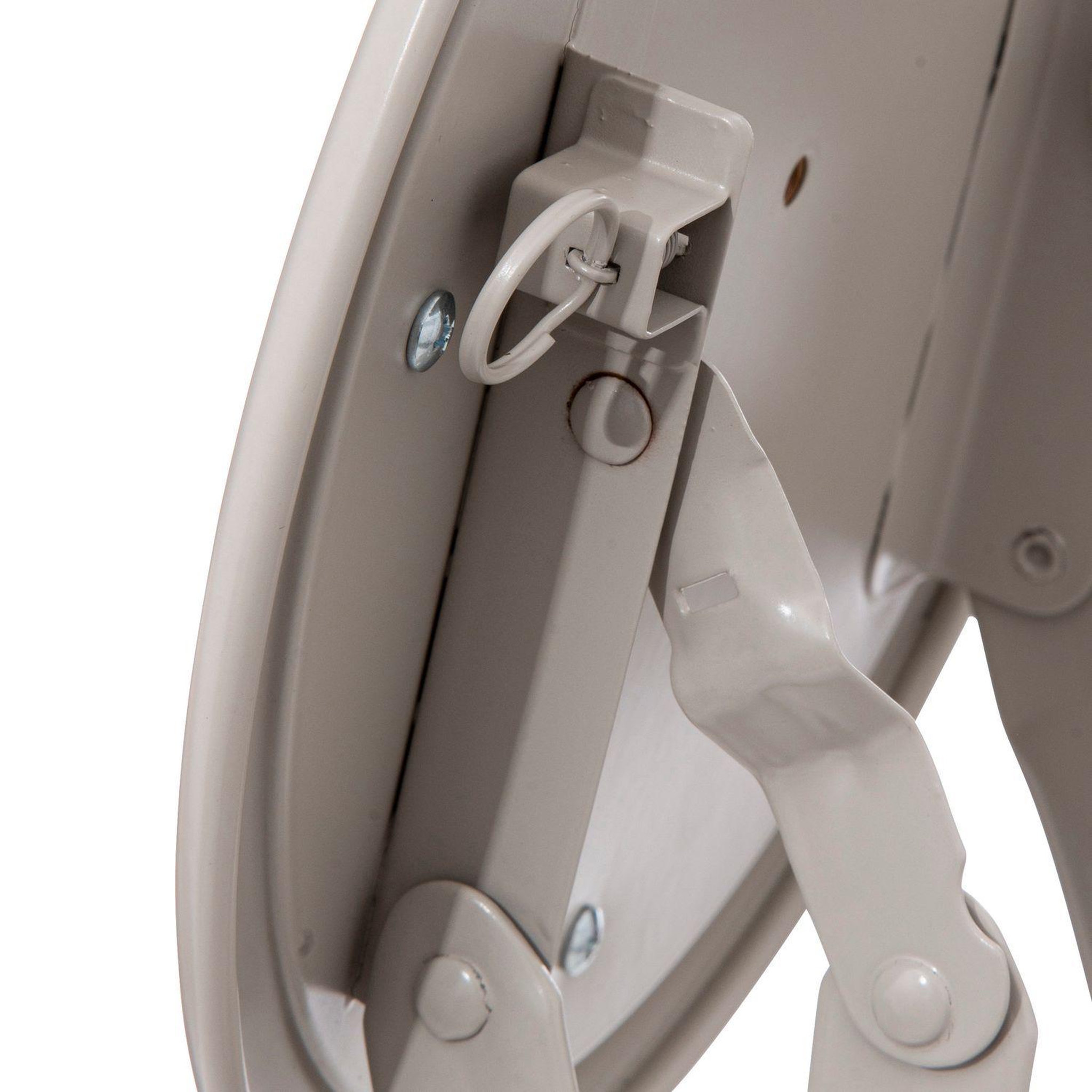 Voir la diapositive 4 : TOILINUX Lot de 2 tabourets d'appoint pliants en pvc - beige