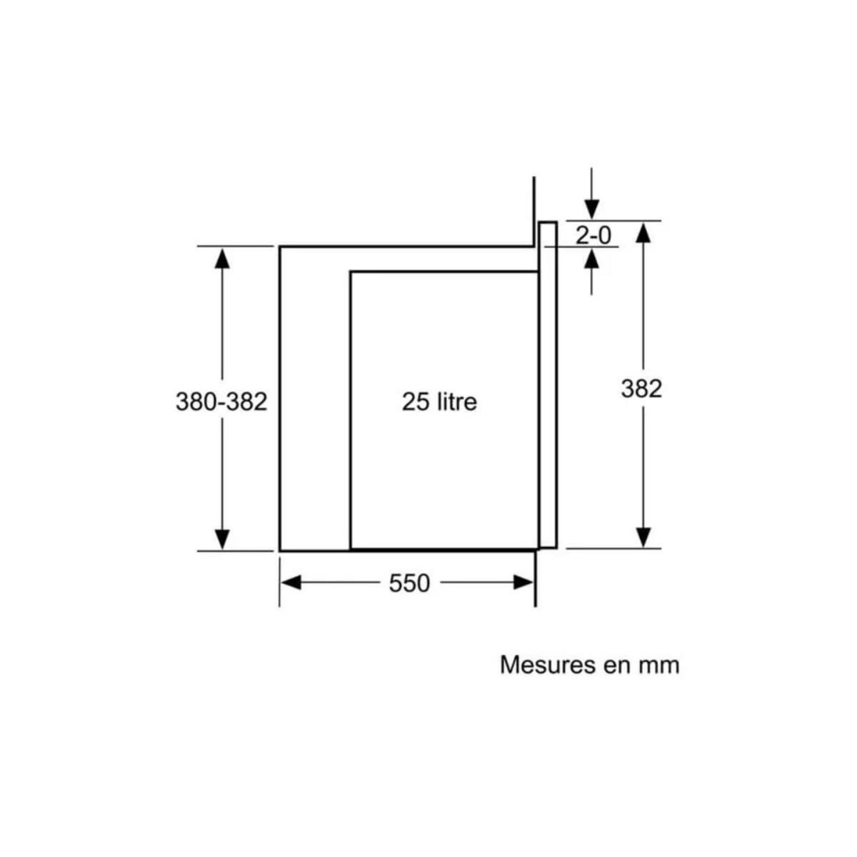 Siemens Micro-ondes 25l 900w - BE555LMB1F