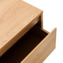 Voir la diapositive 5 : VS VENTA-STOCK Table de chevet Tori 1 tiroir effet Chêne