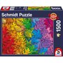Schmidt Puzzle 1500 pièces : Feuilles colorées