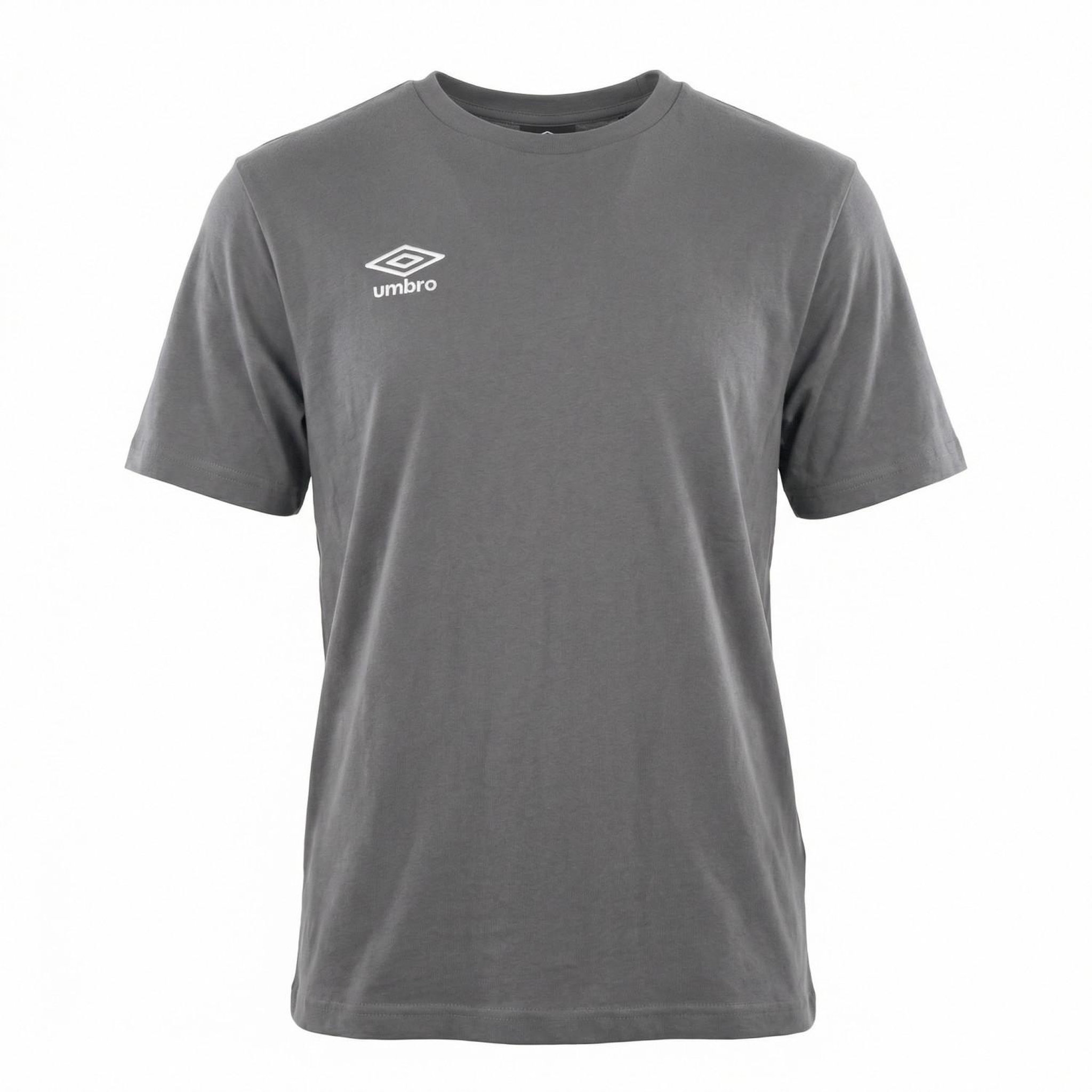 Voir la diapositive 1 : UMBRO Tee shirt homme col rond chiné en coton 160gsm et logo imprimé 618292