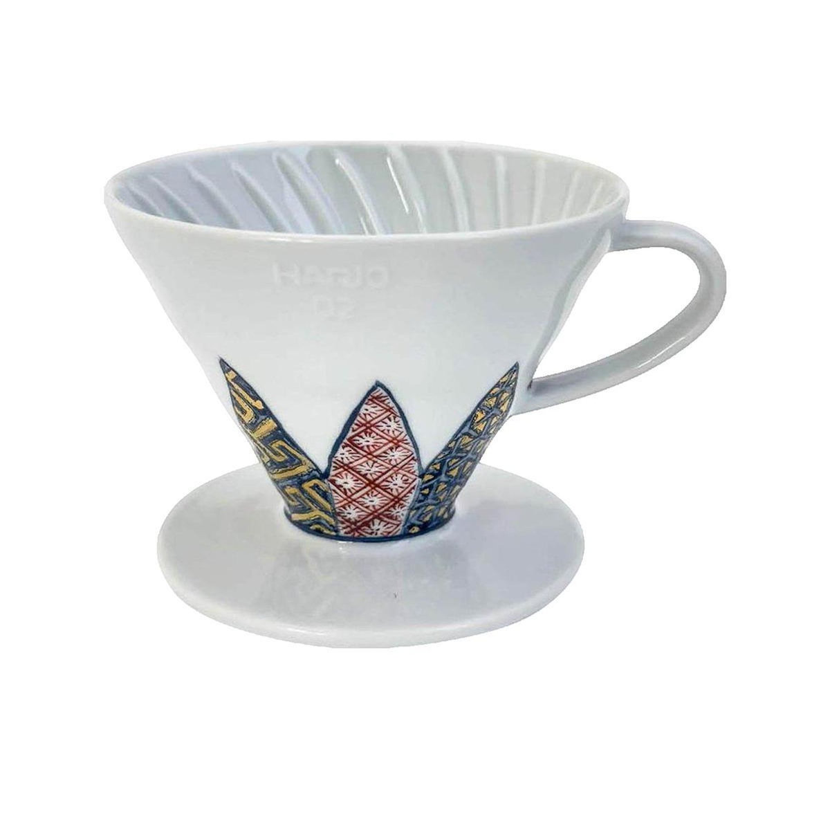 HARIO Cafetière Hario Drip V60-02 Tachikichi Shozui en céramique blanche