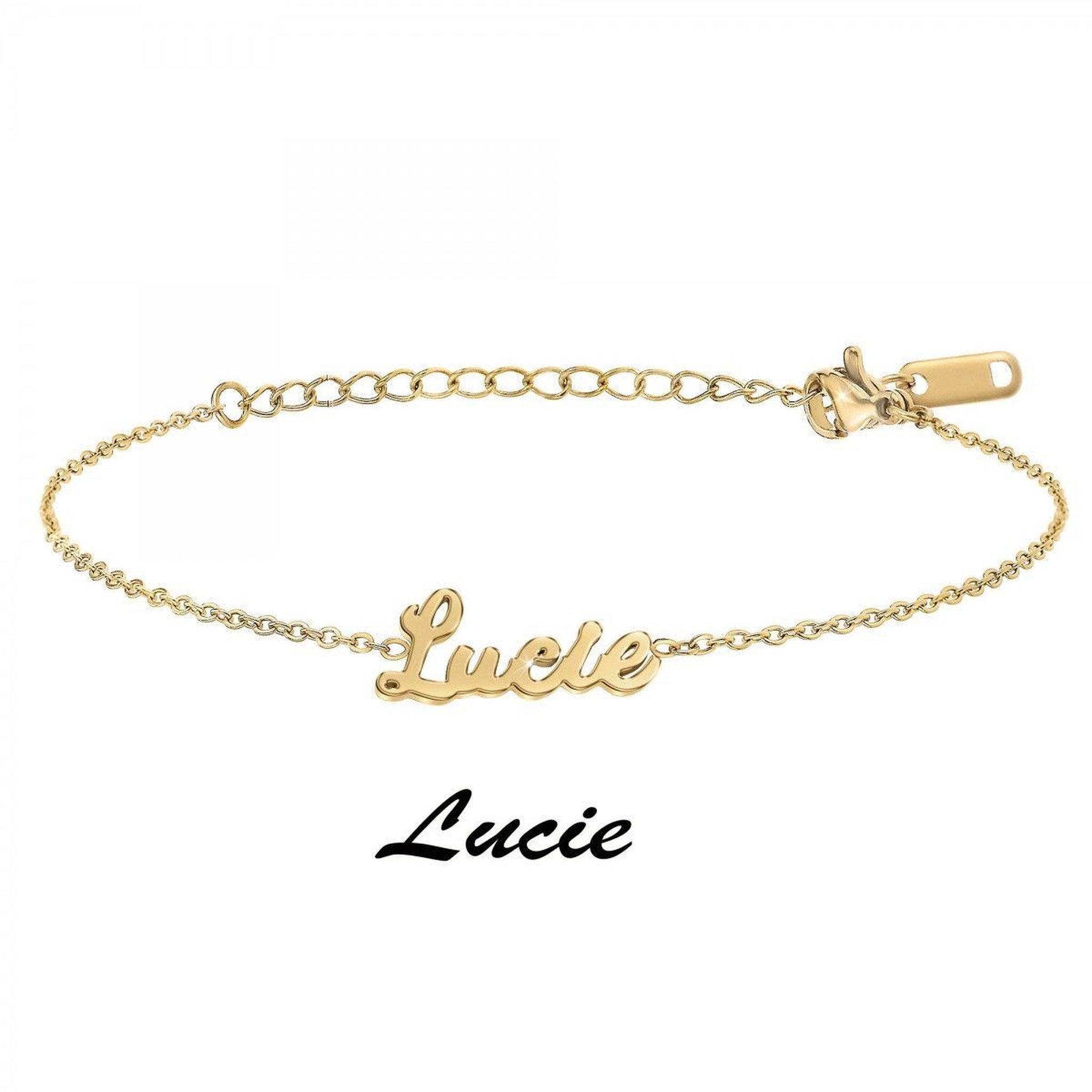 Voir la diapositive 3 : SC CRYSTAL Lucie - Bracelet prénom
