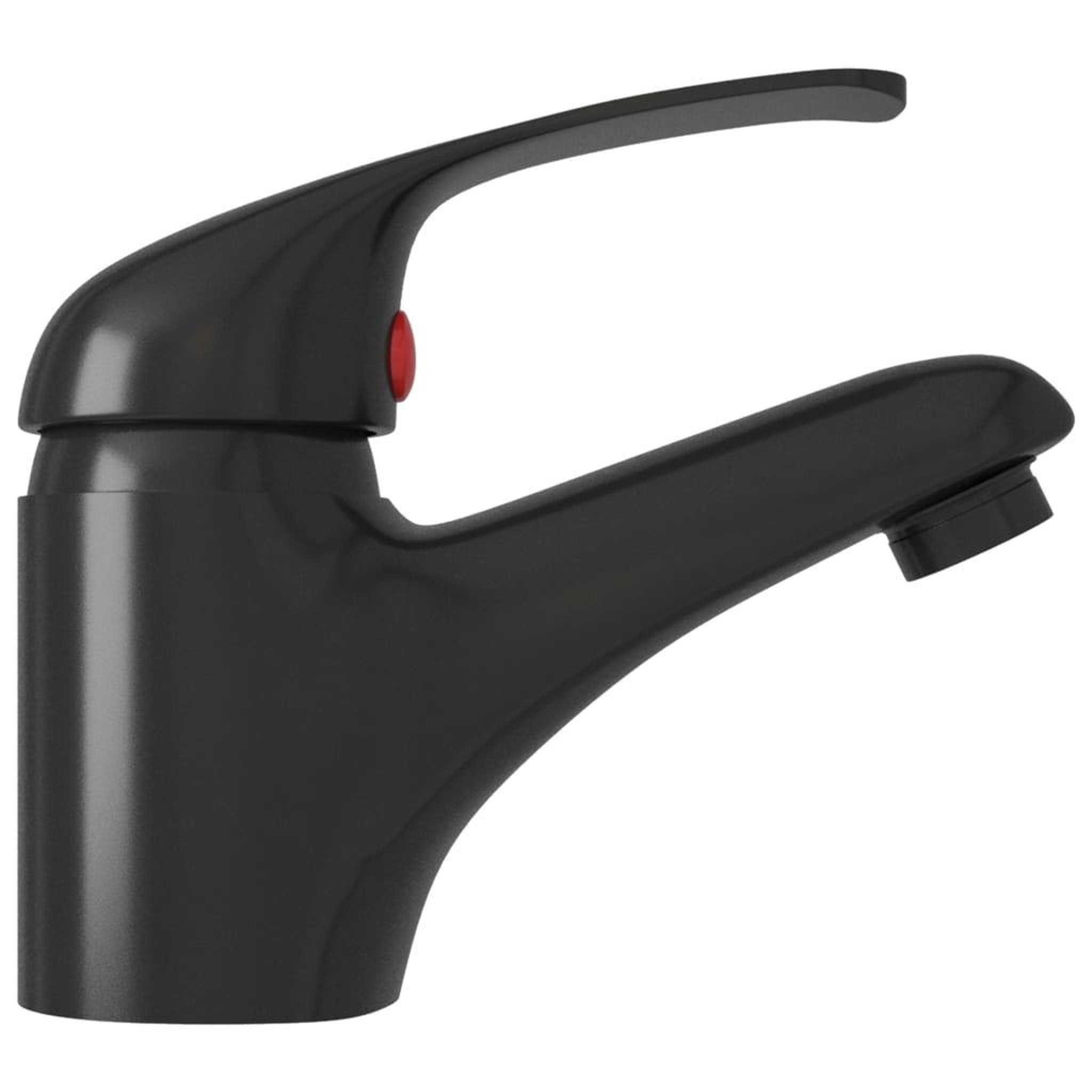 Voir la diapositive 4 : VIDAXL Mitigeur de lavabo noir 13x10 cm