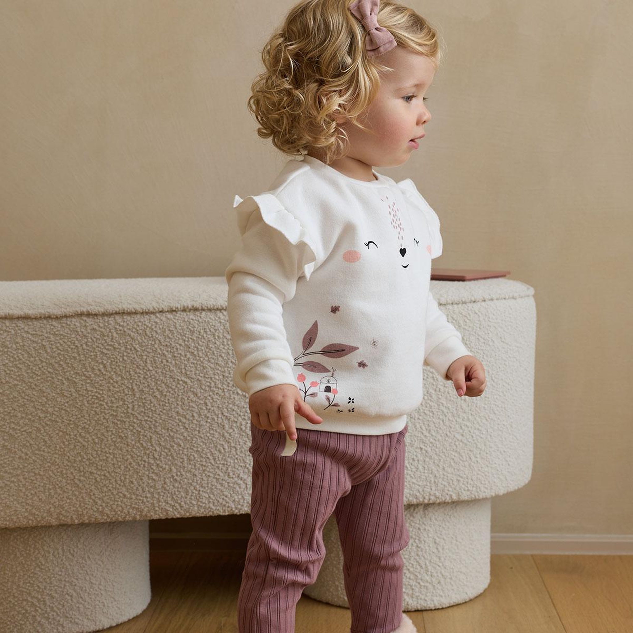 Voir la diapositive 6 : PETIT BEGUIN Ensemble enfant sweat en molleton et legging Sora