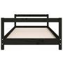 Voir la diapositive 4 : VIDAXL Cadre de lit pour enfants noir 90x200 cm bois de pin massif