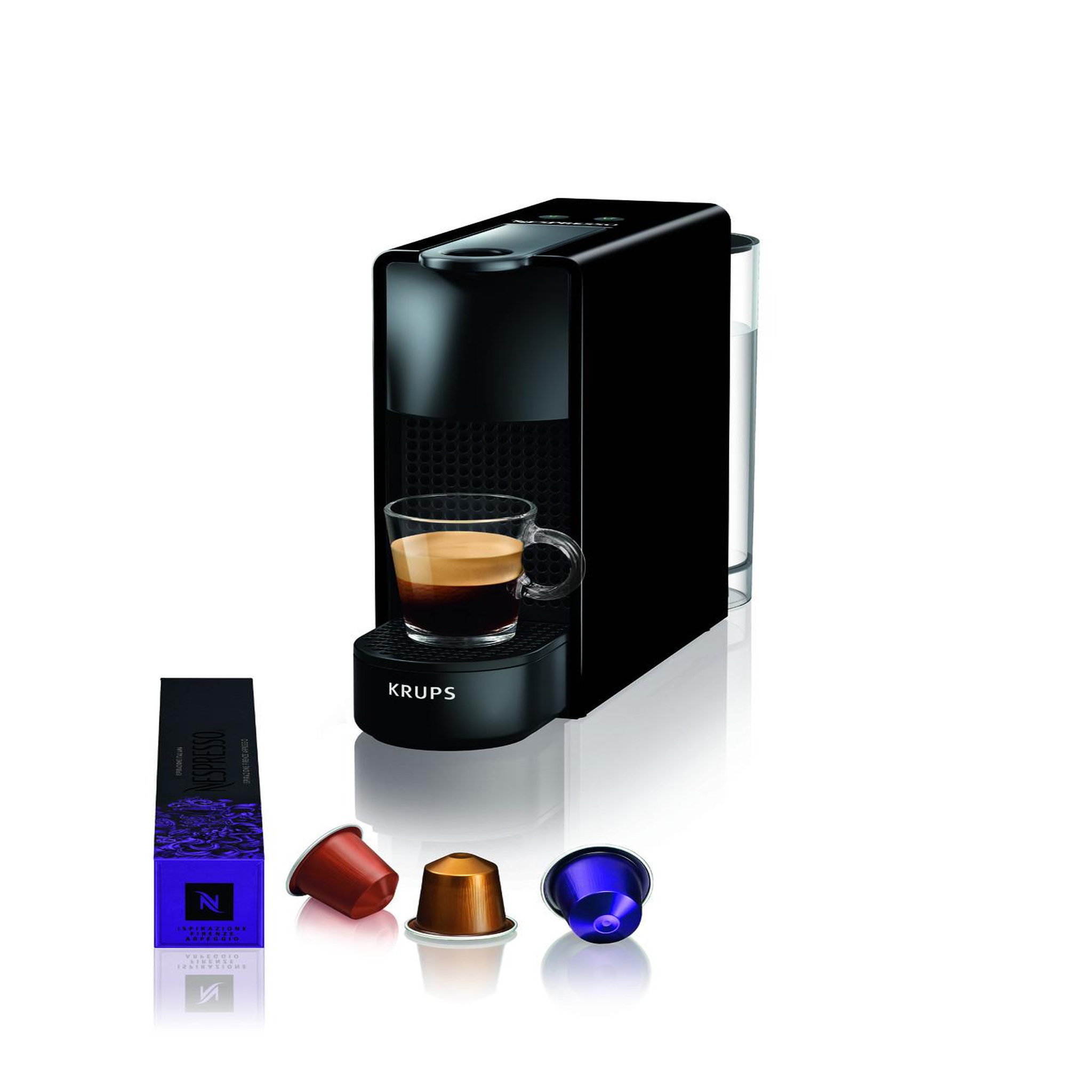 Voir la diapositive 3 : KRUPS Machine à café à dosettes manuelle krups essenza mini xn110810 0,6 l