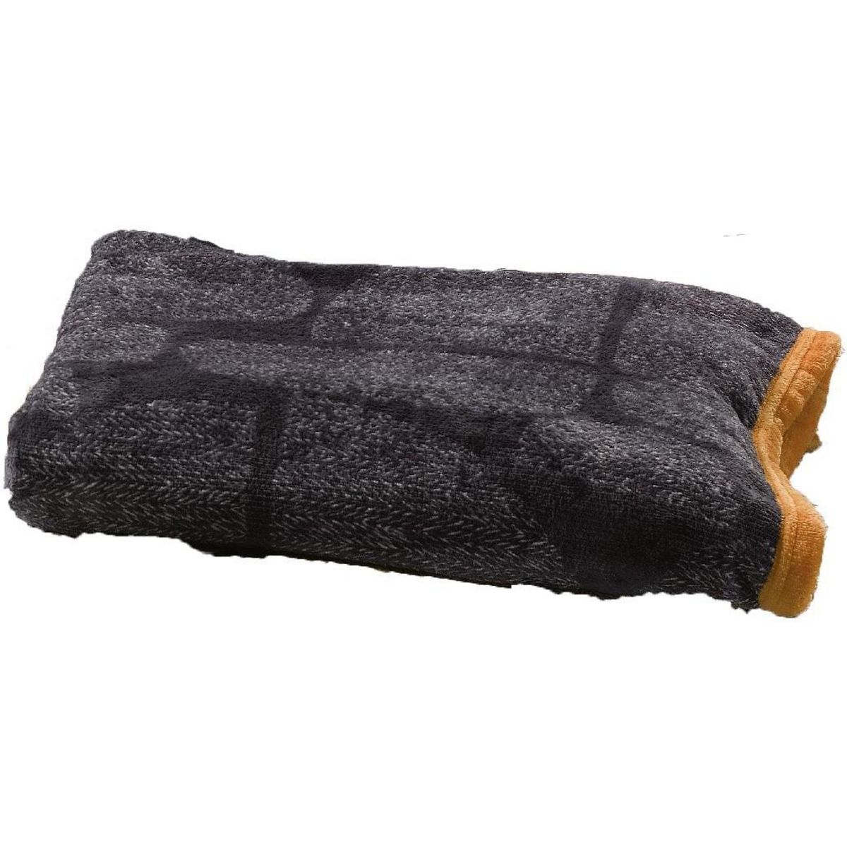 Les Ateliers du Linge Plaid Imprime 160x130cm 100%polyester 220gsm Nobaly D'automne Et Hiver