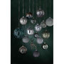 Voir la diapositive 2 : Paris Prix Lot de 4 Boules de Noël  Mini Perles  10cm Gris