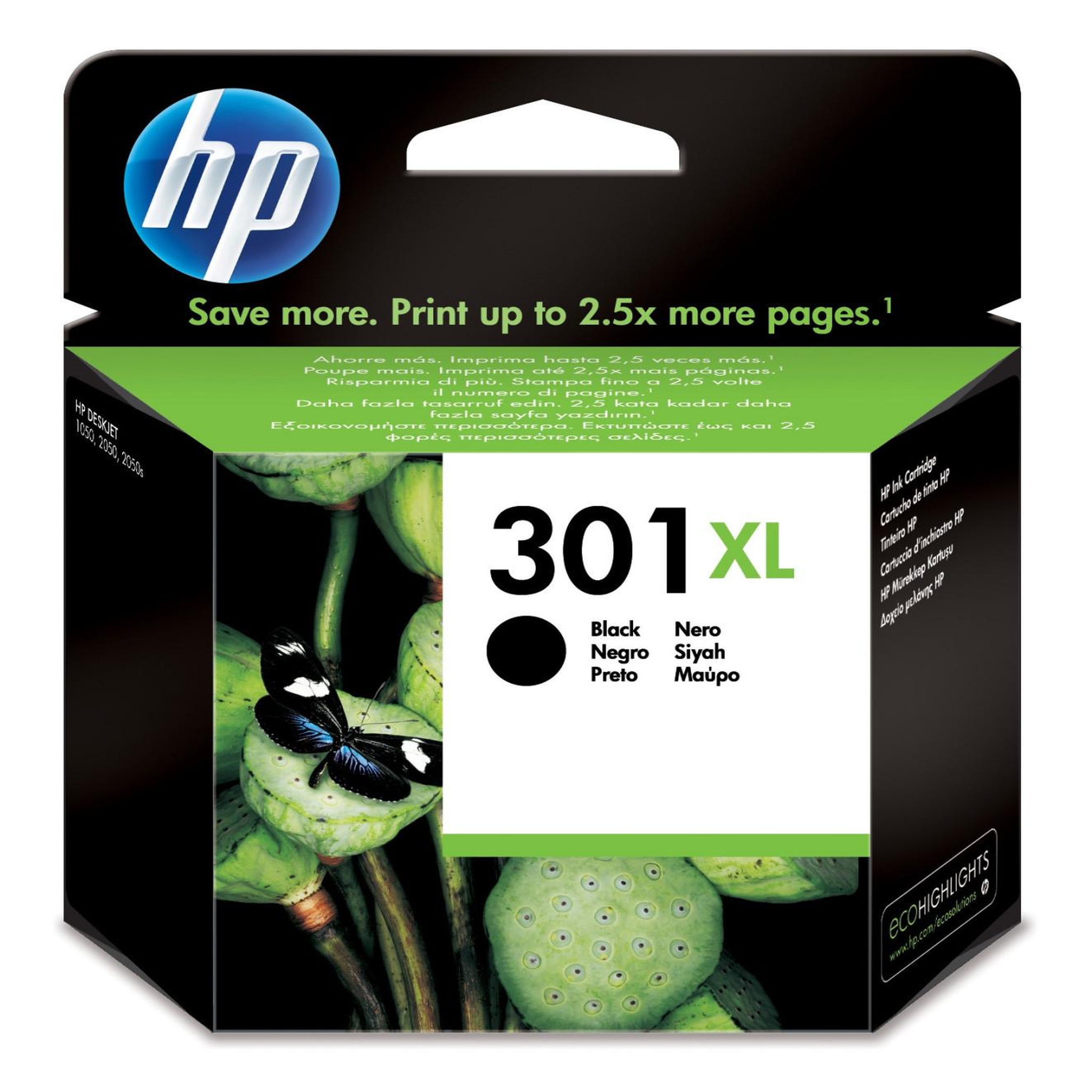 Voir la diapositive 3 : HP HP 301XL cartouche dencre noire grande capacite authentique pour HP Envy 4505 et HP DeskJet 1050/1512/2548/3057A CH563EE