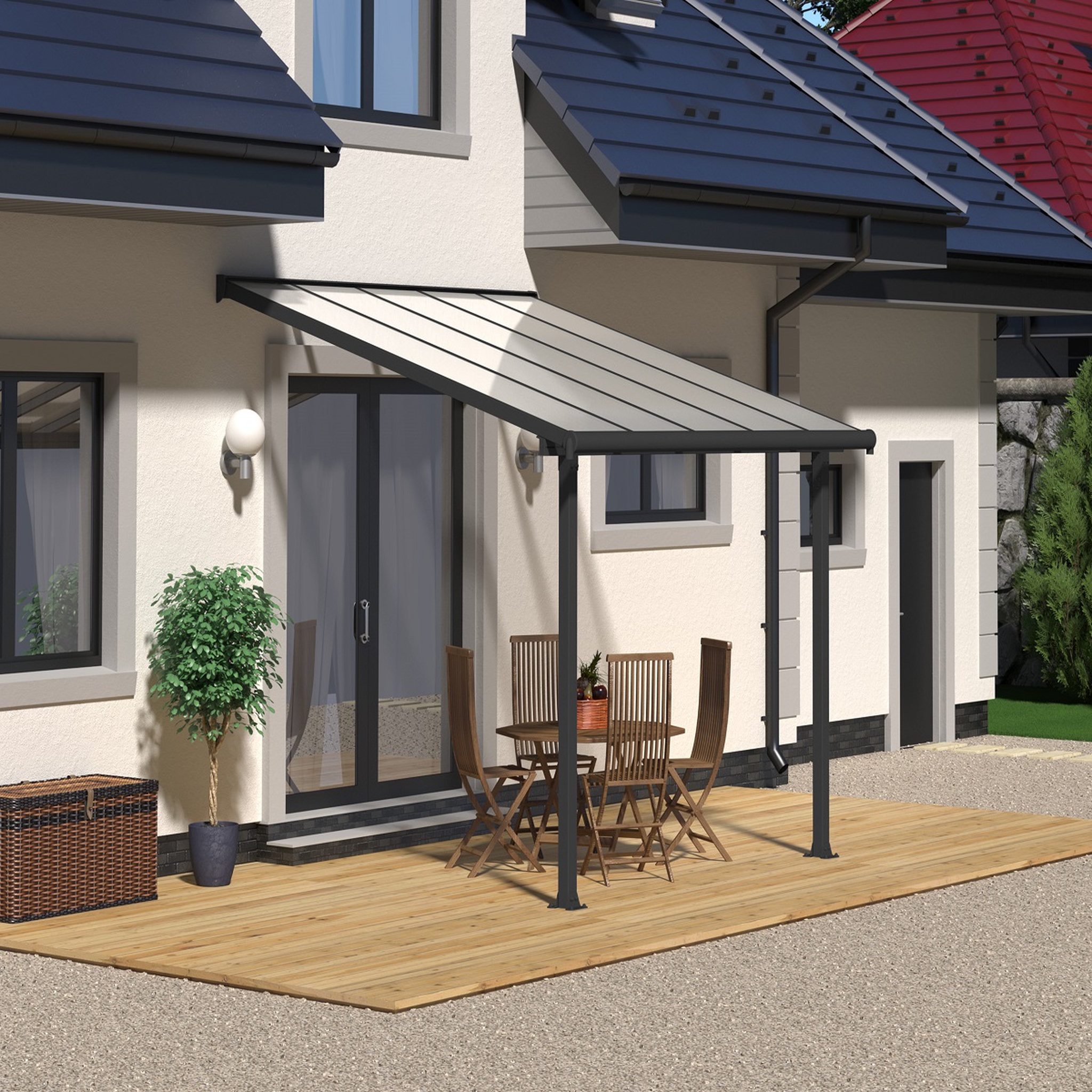 PALRAM Pergola Olympia 9.1m² gris