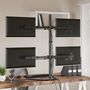 Voir la diapositive 3 : VIDAXL Support de moniteur noir acier VESA 75 100 mm