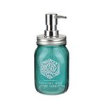 The Home Deco Factory Distributeur de savon exotique Jungle. Coloris disponibles : Blanc