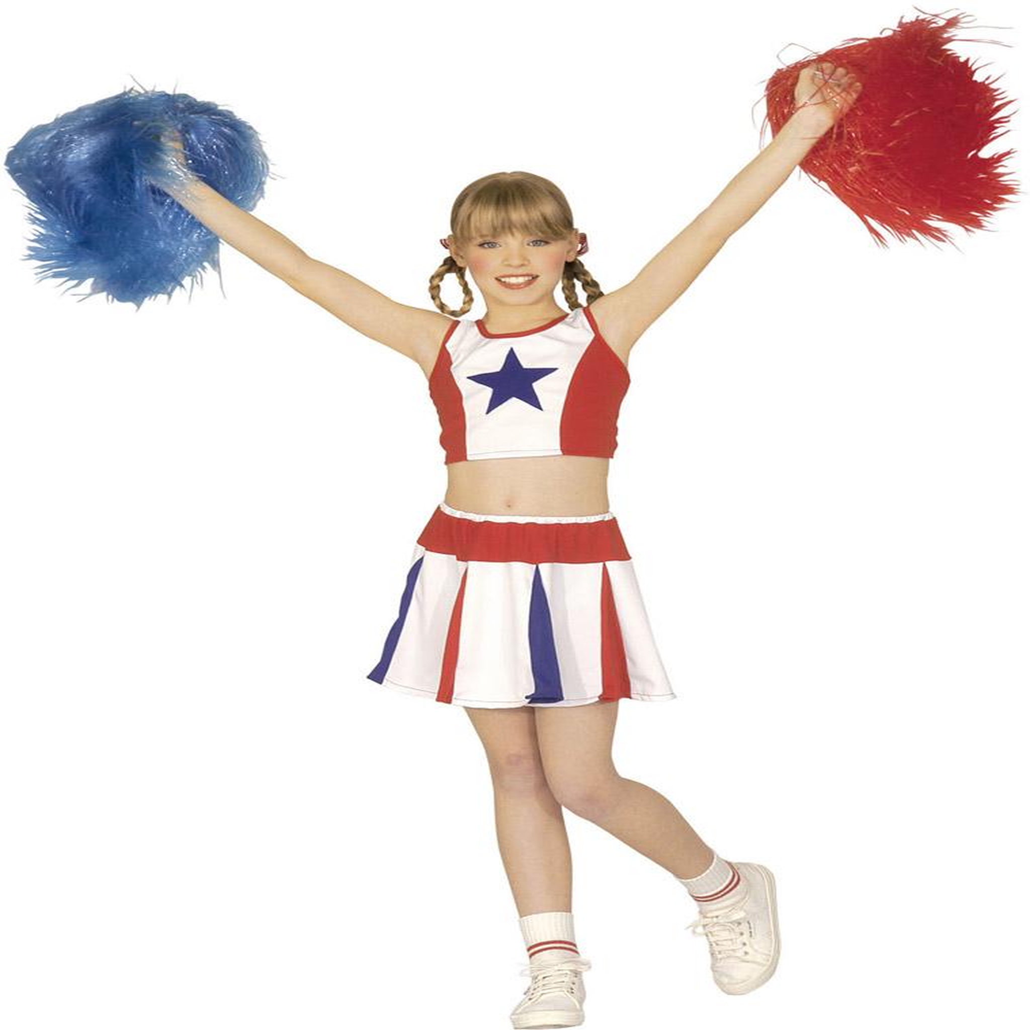 WIDMANN Déguisement Cheerlearder - Enfant - 10/12 ans (140 à 152 cm)