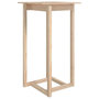 Voir la diapositive 2 : VIDAXL Table de bar 60x60x110 cm Bois massif de pin