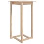 Voir la diapositive 2 : VIDAXL Table de bar 60x60x110 cm Bois massif de pin