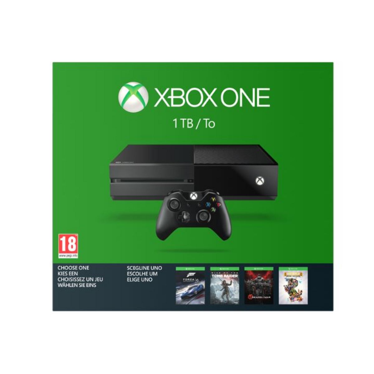 Console Xbox One 1 To + 1 jeu
