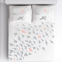 Voir la diapositive 1 : Dourev Housse de couette 240x220 Bird + 2 taies coton 57 fils