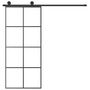 Voir la diapositive 3 : VIDAXL Porte coulissante avec kit de quincaillerie 90x205 cm Verre ESG