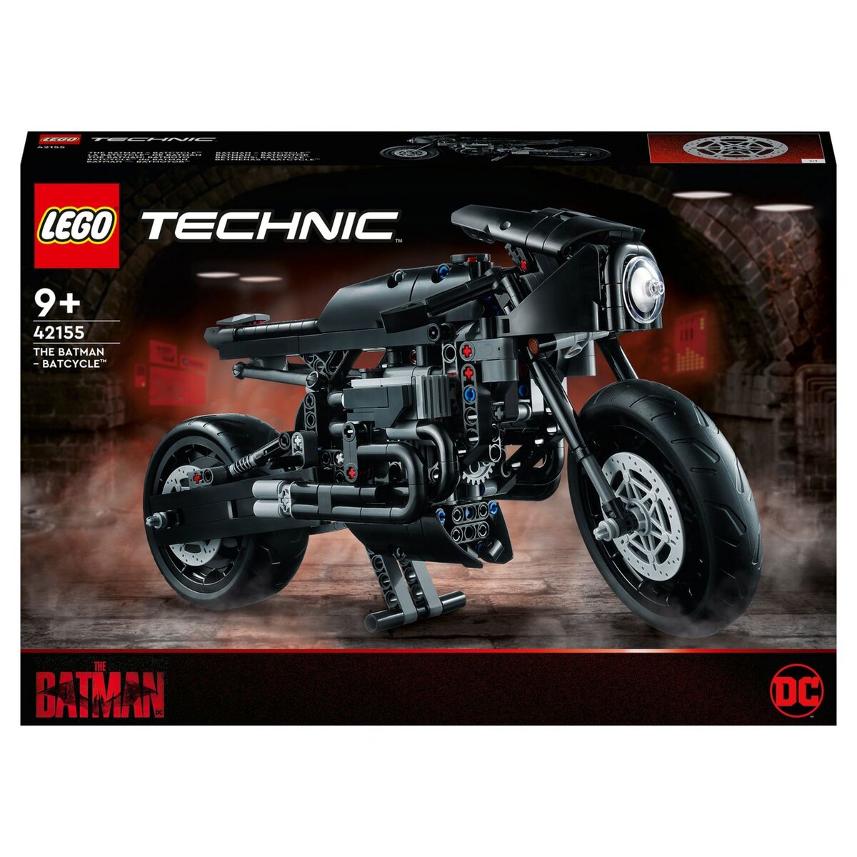 LEGO 42155 Technic Le Batcycle de Batman, Jouet de Moto à Collectio
