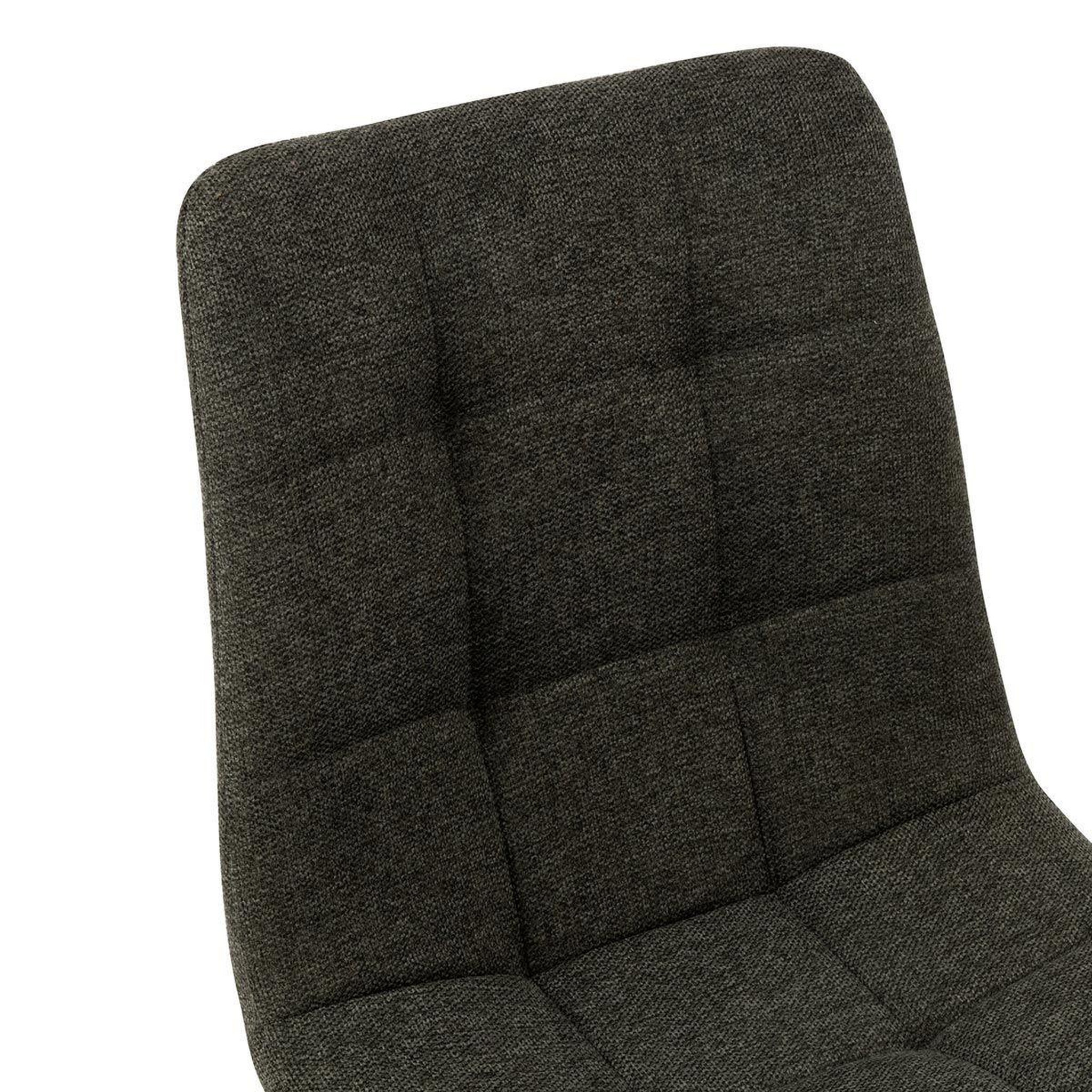 Voir la diapositive 5 : J-LINE Chaise design  babette  90cm gris foncé