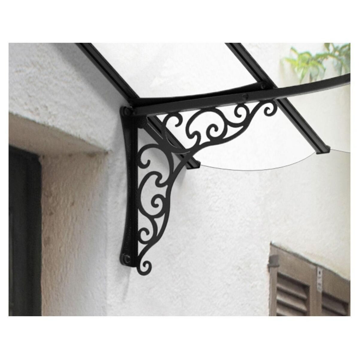 Canopia by PALRAM Marquise - Noire - 125x174-5cm - IRIS 1780