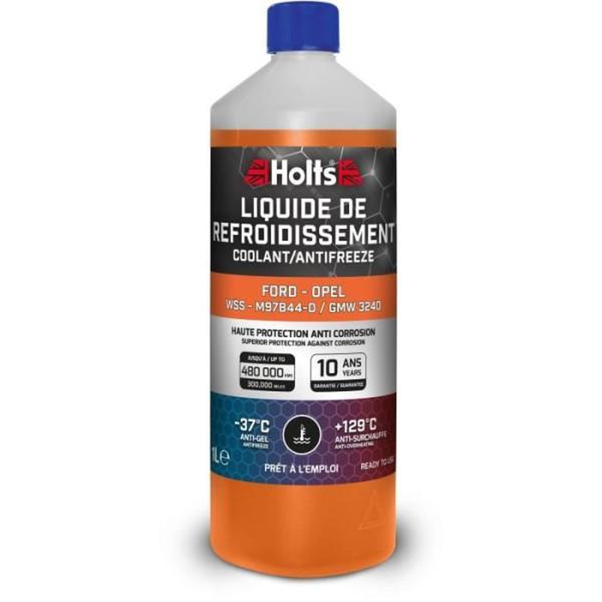 HOLTS Liquide de Refroidissement - HOLTS - HAFR0009B - Dédié Ford / Opel WSS - M97B44-D / GMW 3240 1L