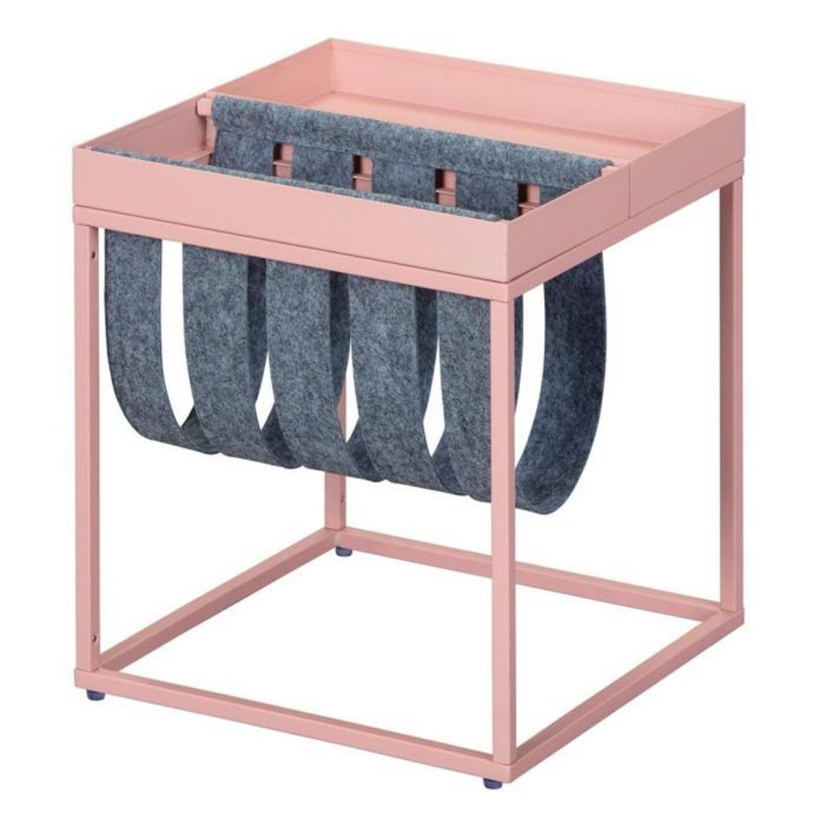 Paris Prix Table d'Appoint Design  Porte-Magazine  40cm Rose