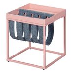 Paris Prix Table d'Appoint Design  Porte-Magazine  40cm Rose